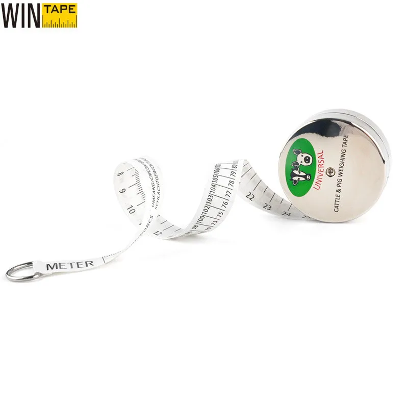 

WINTAPE Measuring Tools Stainless Steel Hand Cranked Ruler Tape Measure Home Tape Ruler Tool Measurements Tape 2M 79Inch