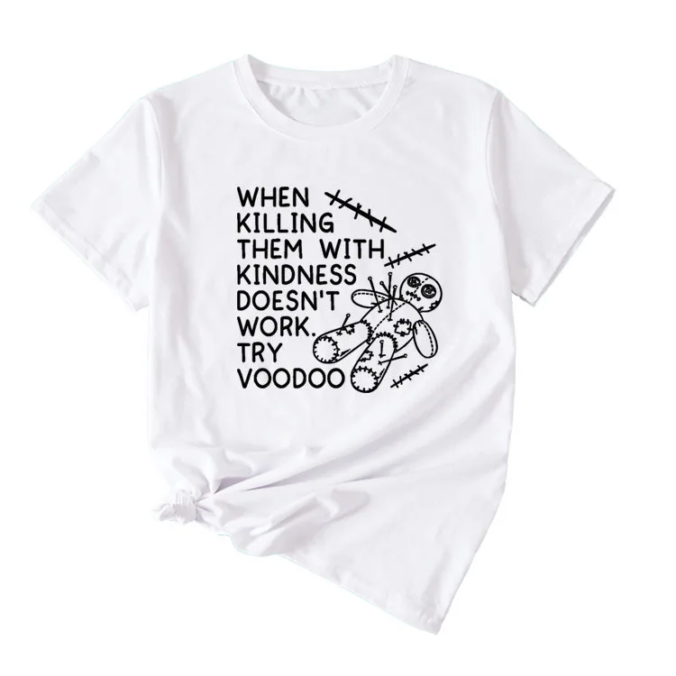 

Повседневная футболка с коротким рукавом и принтом надписей, Y2k