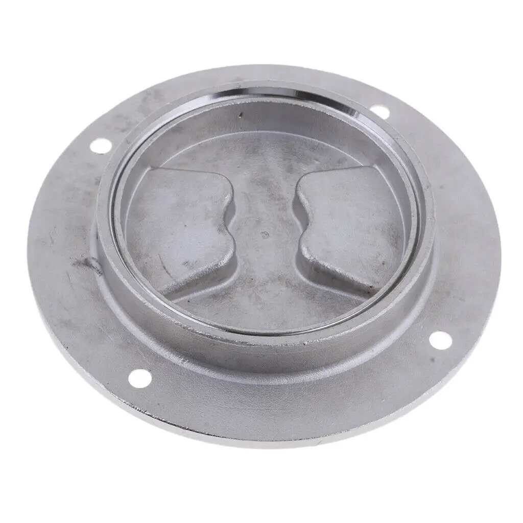 Морской 4-дюймовый люк палубная пластина из нержавеющей стали 316 круглый