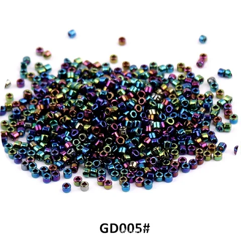 Японские стеклянные бусины бронзовые 2 мм 365 шт