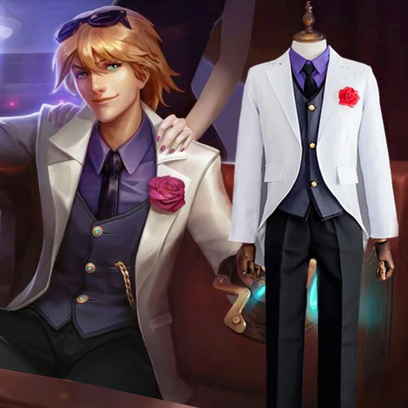 Игра LOL Косплей Костюм The Prodigal Explorer Debonair Ezreal