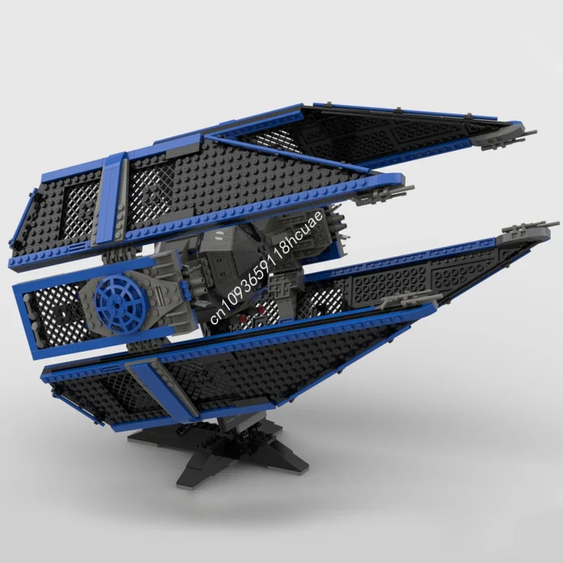 Фото 871 деталь Moc-7181 Star Battle UCS TIE Interceptor: Конструктор, развивающая игрушка для самостоятельной сборки, подарок для детей