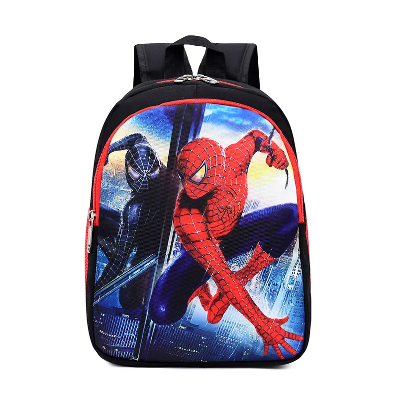 2022 Disney New Kindergarten Bag For Boys Spider Man Captain America Student Shoulder Orthopedic Backpack Kids Gifts Mochila