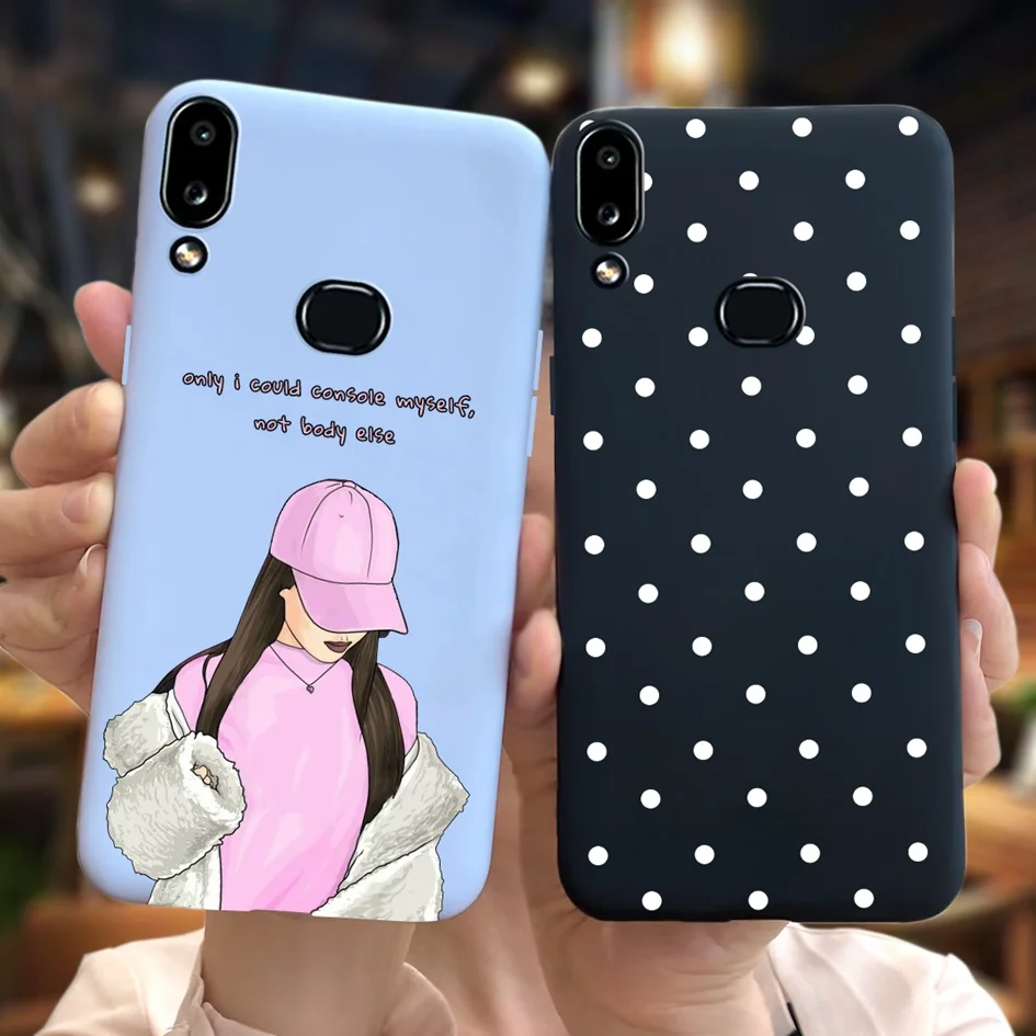 Чехол для Samsung Galaxy A10, чехол A105FN, силиконовая Мягкая тонкая задняя крышка из ТПУ с цветами для Samsung A10S SM-A107F A 10S A 10, чехол для телефона (art.: 3920bcbfce18a) - 3920bcbfce18a