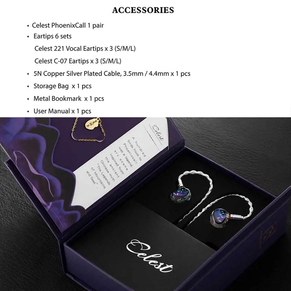 Kinera Celest Phoenixcall 1DD+2BA+2 Flat Panel IEMs: Гибридные внутриканальные мониторы Hi-Fi для аудиофилов с мощными басами (art.: 3920da9e56eae) - 3920da9e56eae