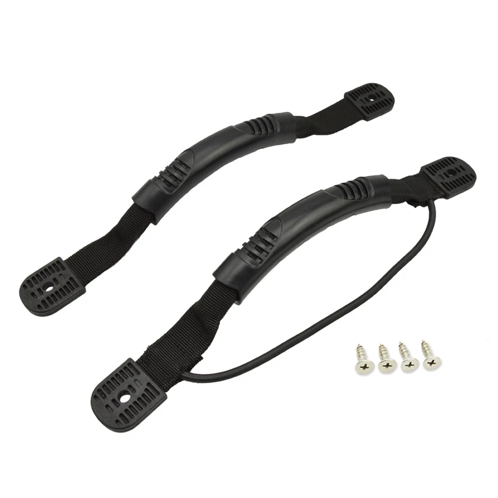 

1pc Kayak Canoe Boat Side Mount Handle With Bungee Cord Accessories Kayaks Handle Rubber Boat Luggage Side Mount Carry Handles