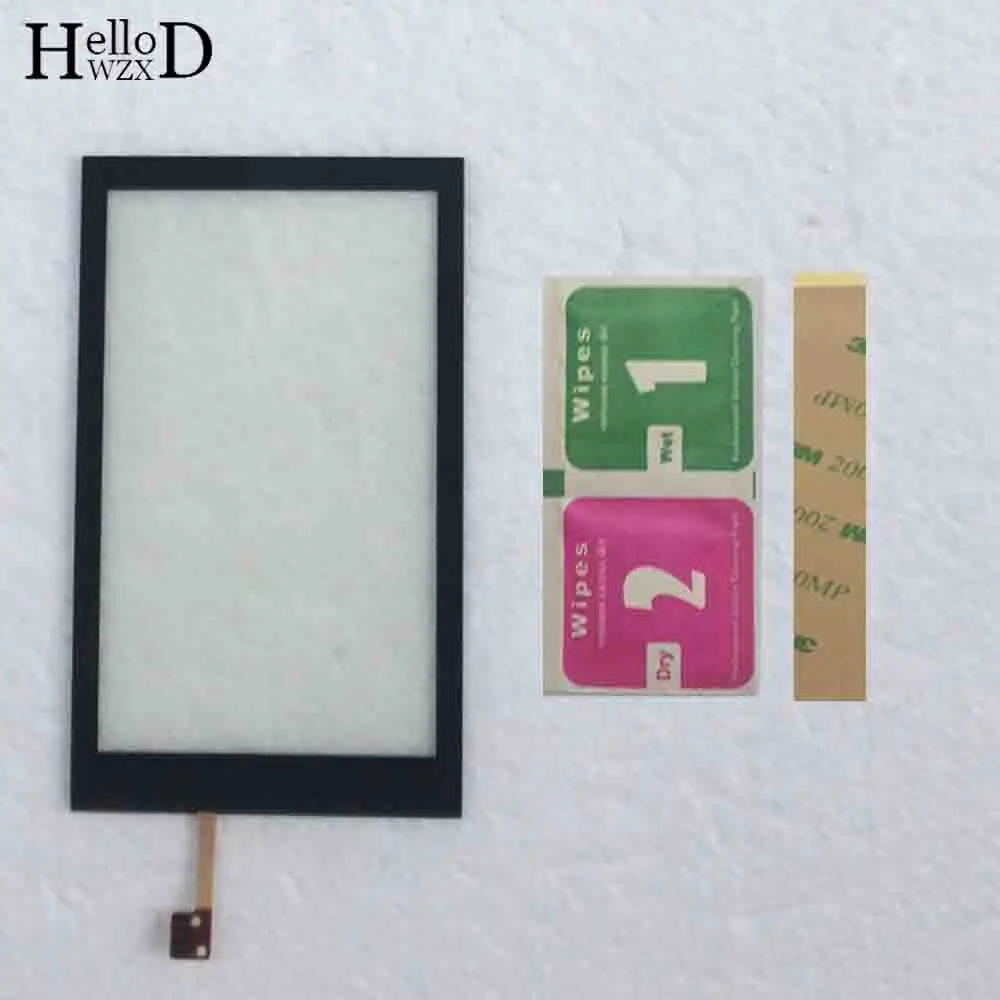 

3'' Mobile Touch Screen Touchscreen For Philips X525 Touch Screen Sensor Screen Touchpad Replacement Front Glass 3M Glue Wipes