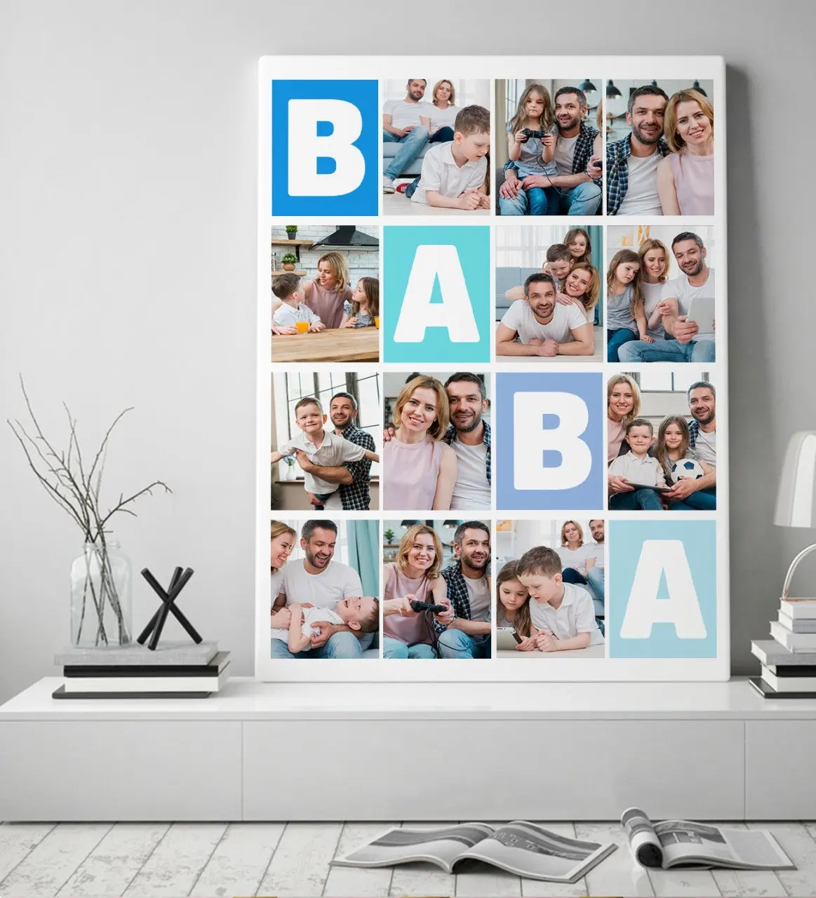 

Индивидуальный рисунок на холсте с Санта Клаусом 50x70 см