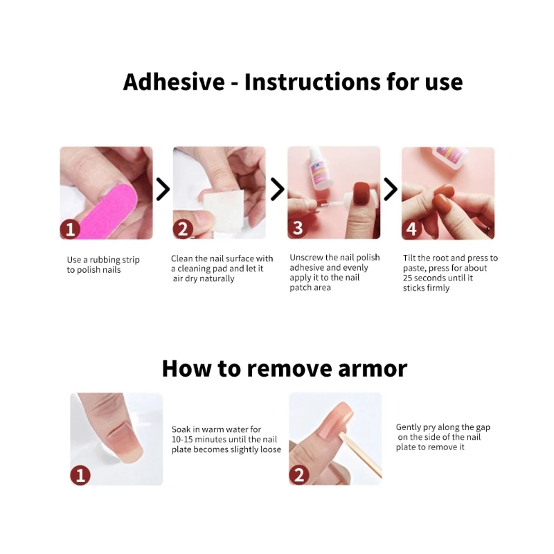 120 накладных ногтей. Накладные ногти с полным покрытием. Синие накладные