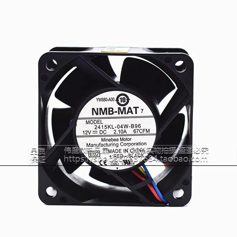 

Original 2415KL-04W-B96 12V 2.10A 60 * 60 * 38MM 6CM violent high speed server cooling fan