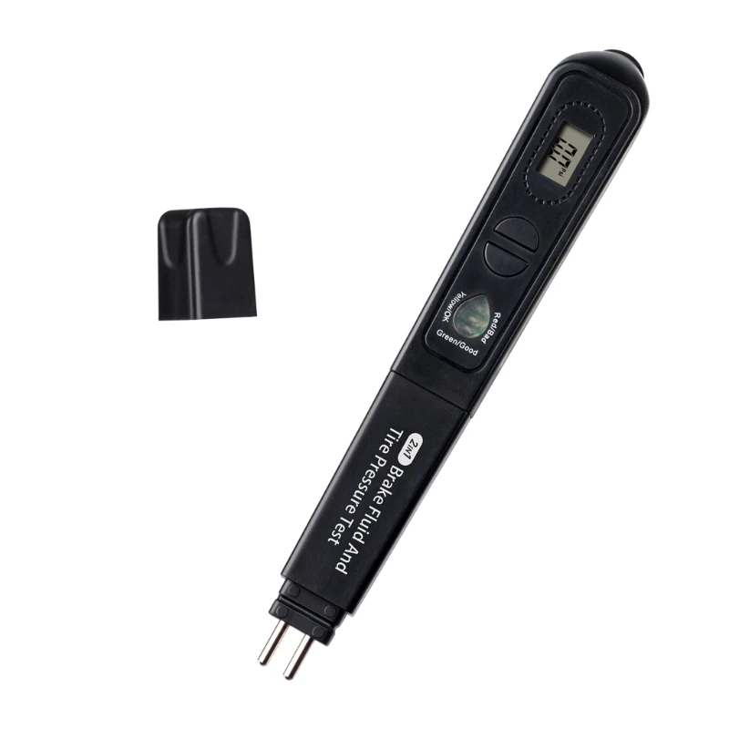 

Brake Fluid Liquid Tester, Automotive Brake Fluid Content Detector,Tyre Pressure Detection 2 in 1 Testing Tool