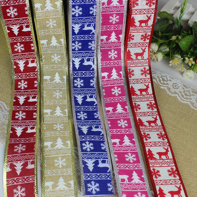 

Рождественская елка с принтом 2 м, искусственная конопляная Рождественская лента, подвеска, Рождественское украшение, подвеска, украшение д...