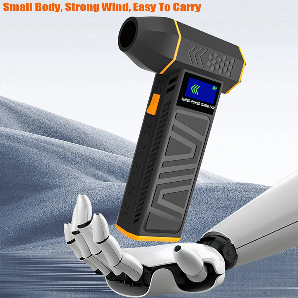 2 в 1 мини-цветной экран аккумулятор дисплей струйный вентилятор вакуумный