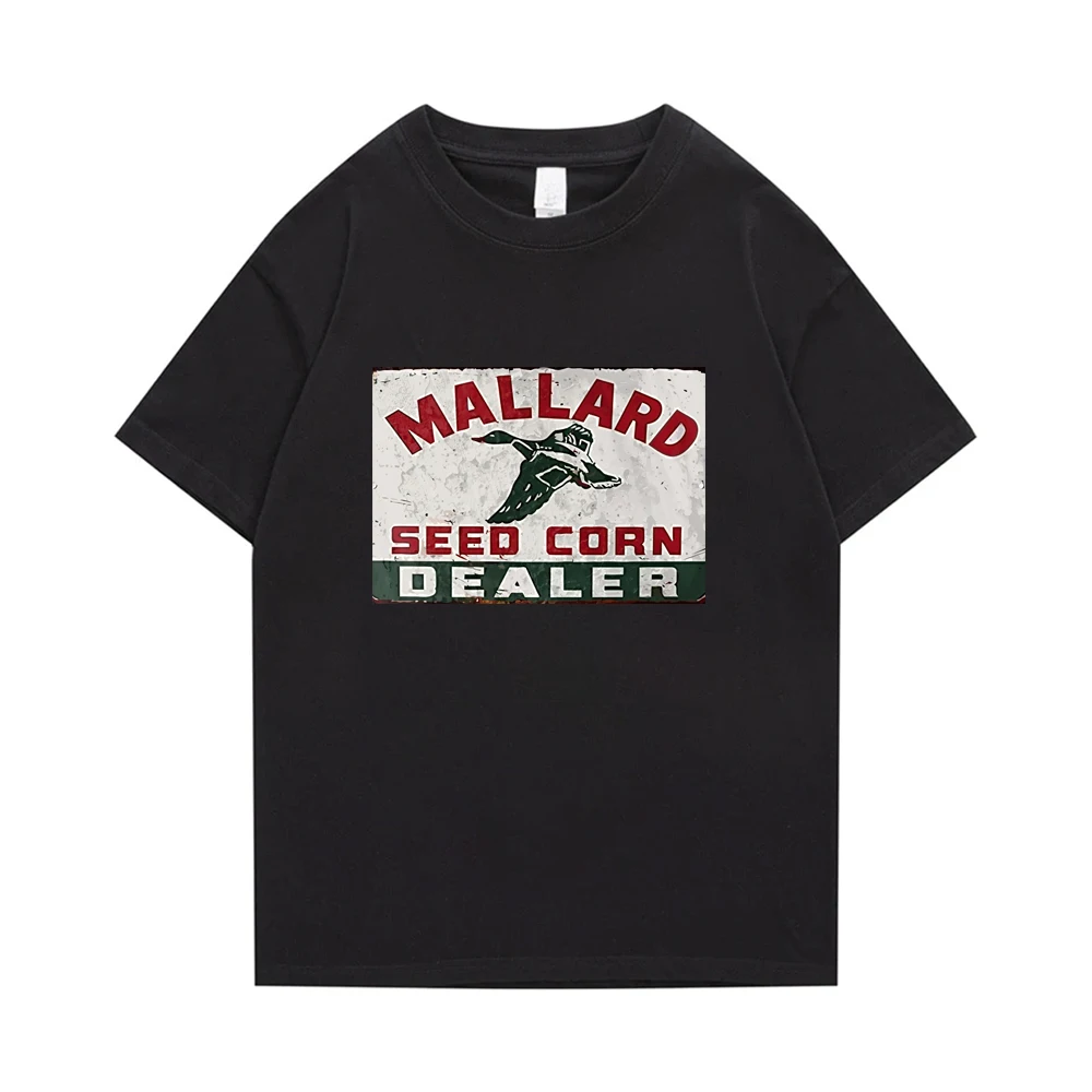 

2023 Summer 1964 Mallard Seed Corn Dealer Fun Graphics Printing T-shirt 100%Cotton Men Tee Shirt Hip Hop Man Women Y2k Tops