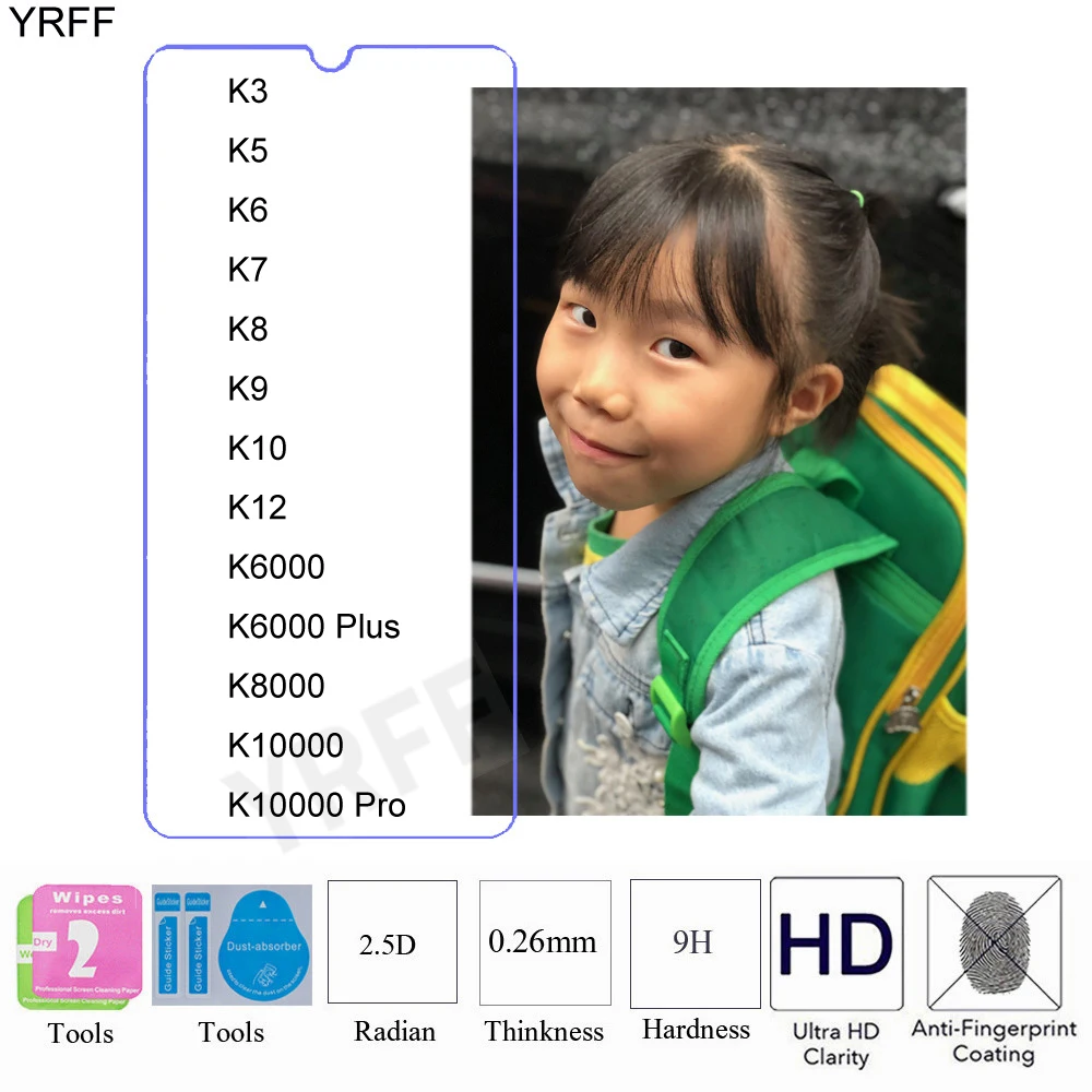 Закаленное стекло для защиты экрана Oukitel K12 K10 K9 K8 K7 K6 K5 K3 K10000 Pro/K6000 Plus/k8000 пленка из