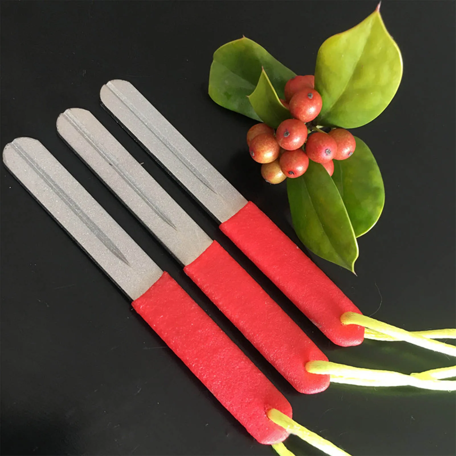 

1 Pcs Diamond Fishing Hook Hone Fish Hook Sharpening Fishing Tackle Accessory Tool Fishhook Whetstone For Outdoor Camping