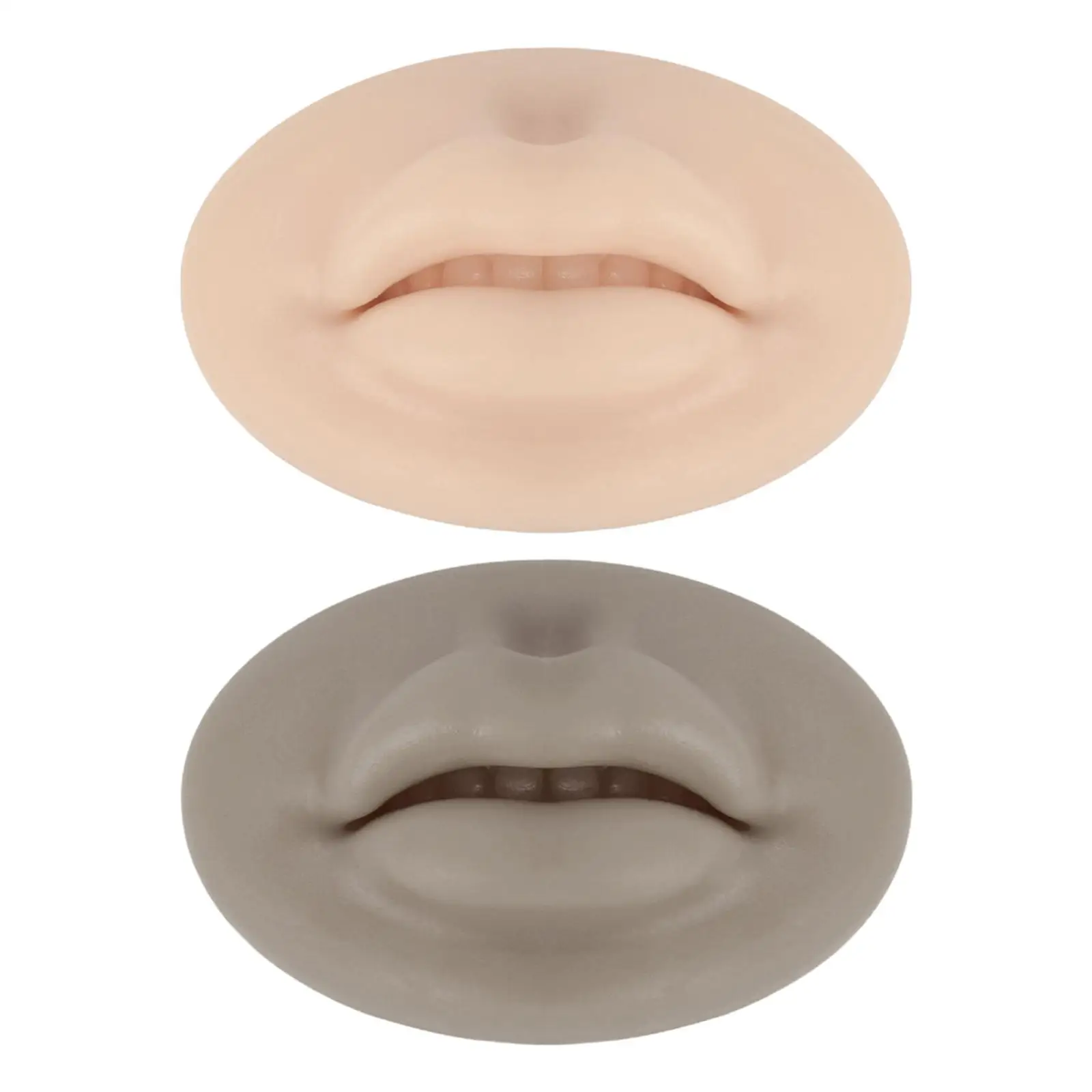 3D Lips Practice Silicone Skin Open Mouth Reusable for Training Accessories