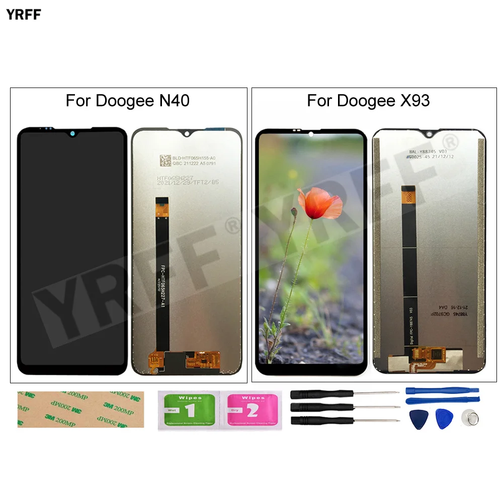 

For Doogee N40 LCD Screens For Doogee X93 LCD Display Touch Screen Digitizer Assembly Glass Phone Panel Sensor Free Shipping