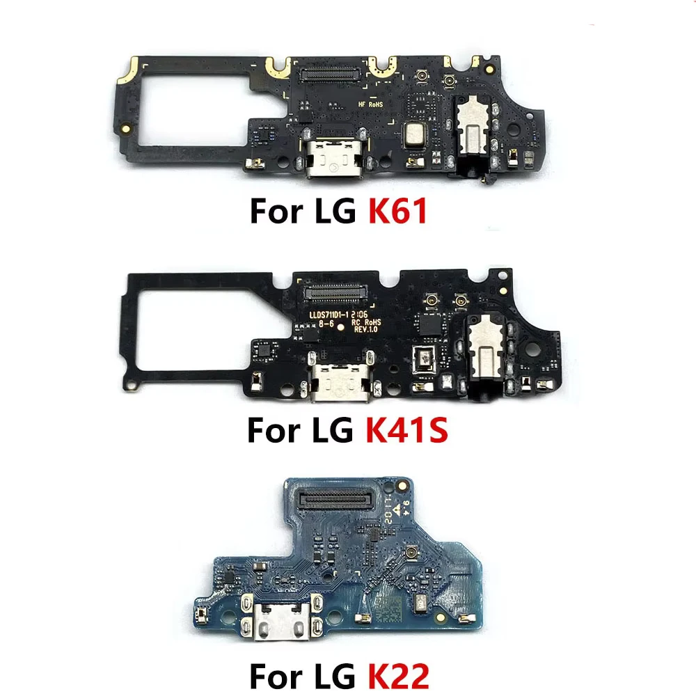 Протестировано для LG G6 K22 K41S K42 K52 K51 K61 Q7 Q610 Q8 Q92 Q720 USB Ремонт зарядного порта Разъем