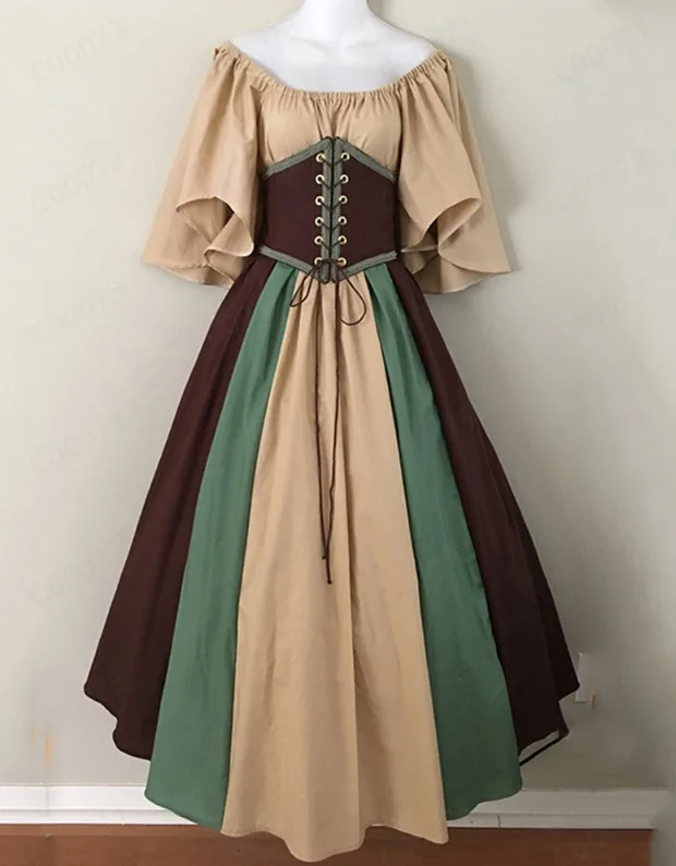 

Женское длинное платье в ретро стиле, 4 цвета