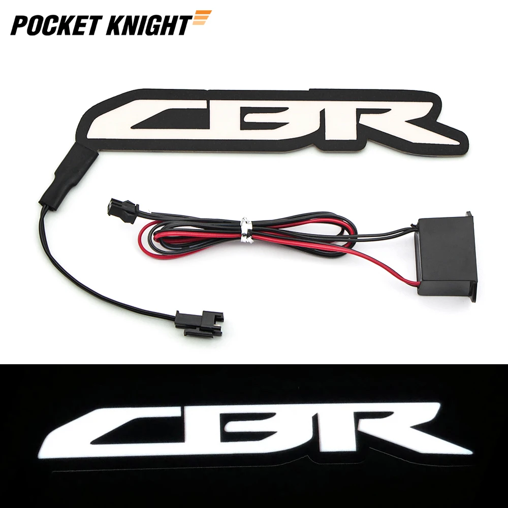 Холодная светодиодная подсветка для мотоцикла мигающая светящаяся наклейка