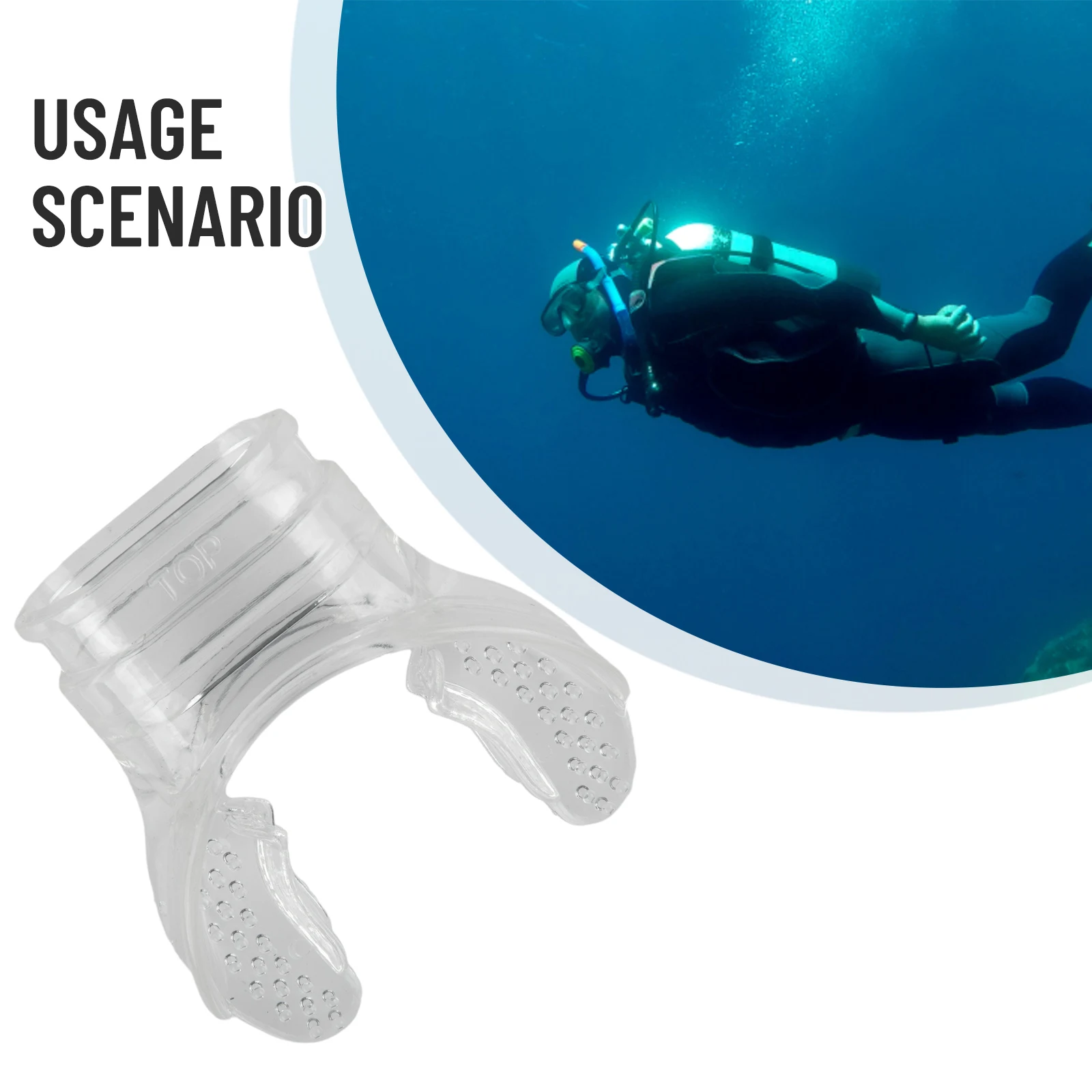 

Part Mouthpiece Comfortable Diving Mouthpiece Odorless Regulator Scuba Silicone Material Snorkel New Practical