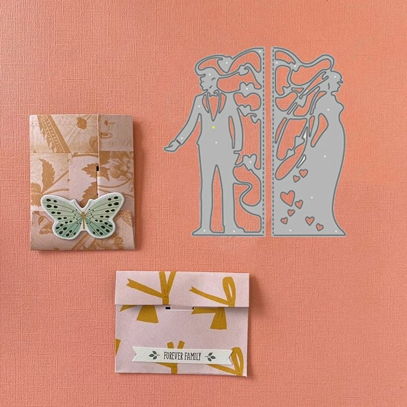 

F2TE фоторамка для свадебного фона металлические штампы трафарет Сделай Сам тиснение высечки бумажные шаблоны для поздравительных открыток