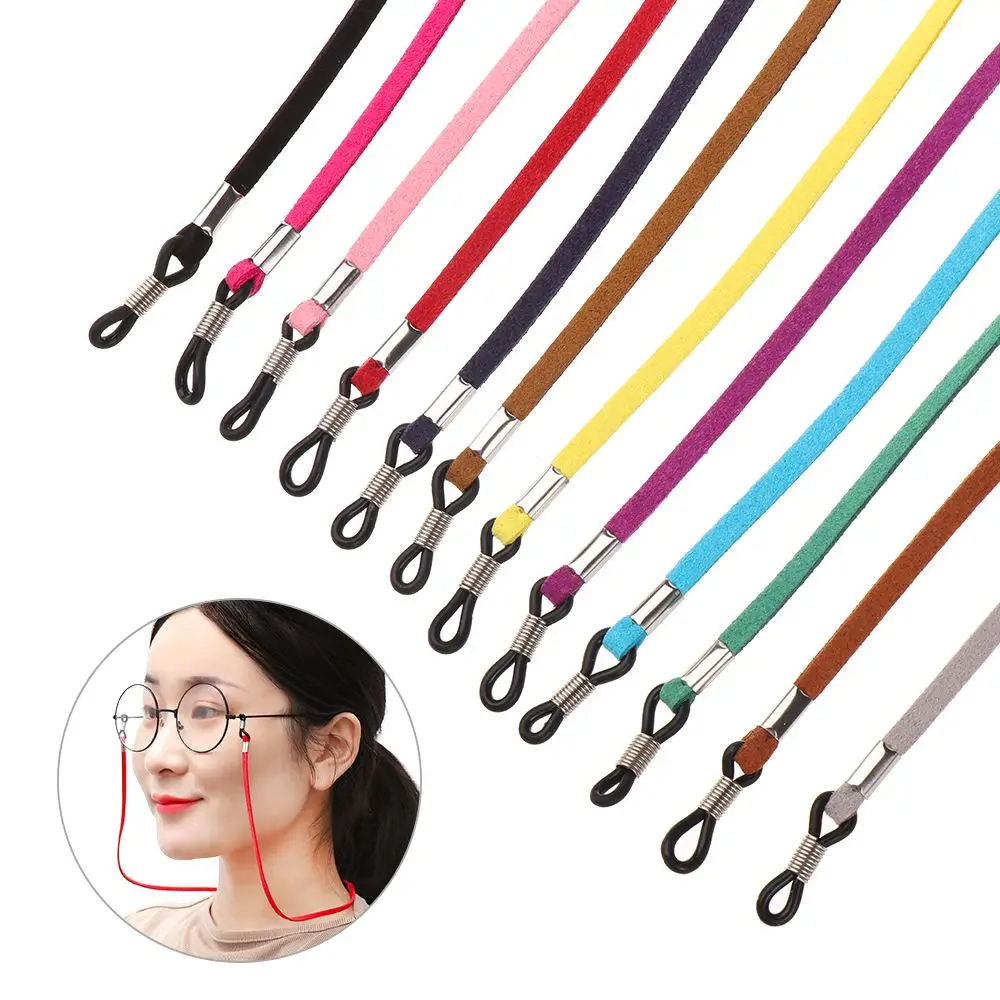 

Practical High Elasticity Leather Women Men Glasses Necklace Reading Glasses Chain Sunglass Strap Cord Holder