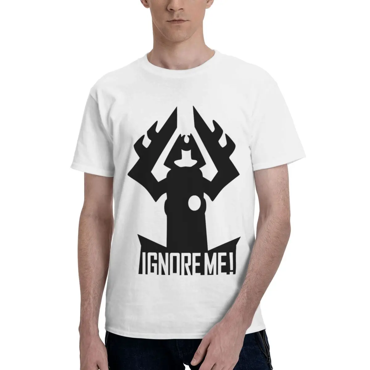 ЗАГАЛЬТЕ МЕНЕ! Мужская стандартная футболка с коротким рукавом для офиса дня