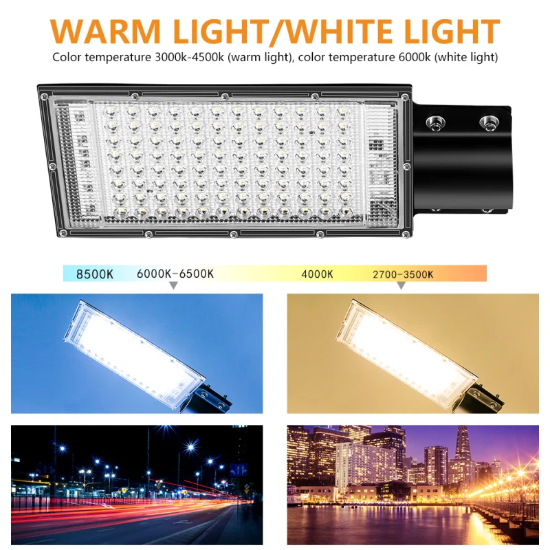 LED Outdoors Spotlight  50W 100W AC180-240V LED Waterproof Wall Lamp Street Light Garden Floodlight Street Landscape Lighting