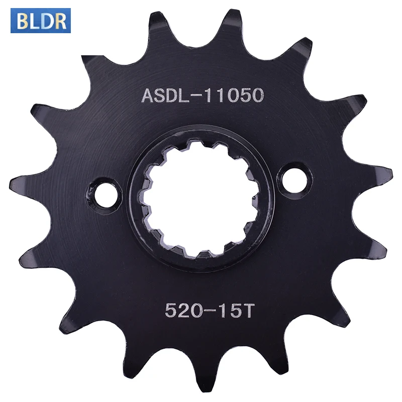 

520-15T 520 15 Tooth Drive Front Sprocket Gear Wheel Cam For Honda NX650 Dominator NX 650 NX650M NX650S SLR650 SLR650V SLR 650