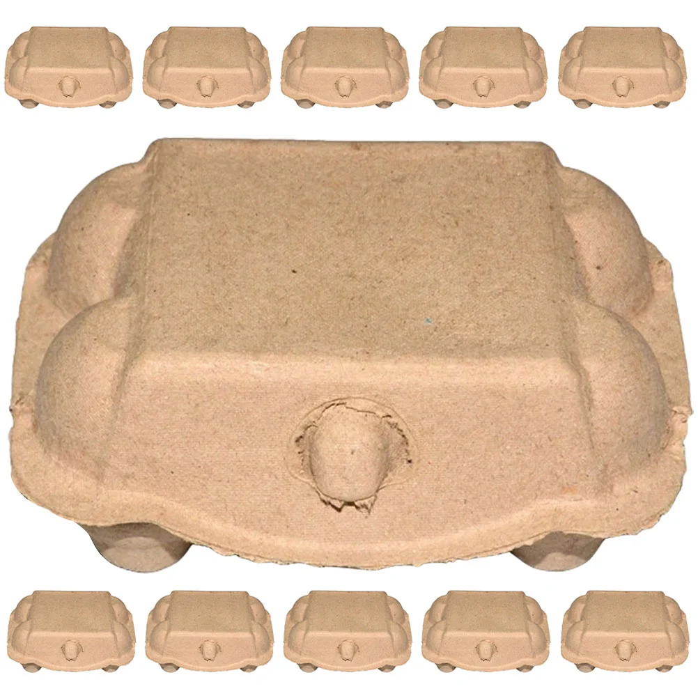 

Egg Carton Bulk Cartons Empry Lid Organizer Holder Refrigerator Paper Pulp Container