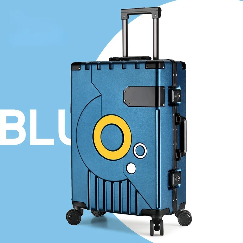 New Luggage With Universal Wheel Boarding Box Large Capacity Password Box Men and Women Long Distance Travel Suitcase Wheels