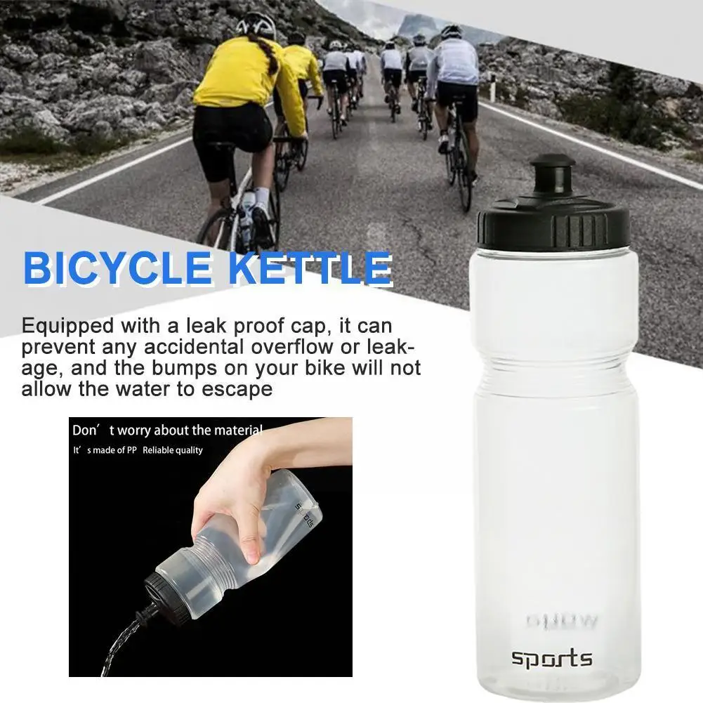 

750ml Bicycle Kettle MTB Bicycle Water Bottle Outdoor Cycling Bike Parts Bottle Sports Drink Portable Bike Cup PP J6W0