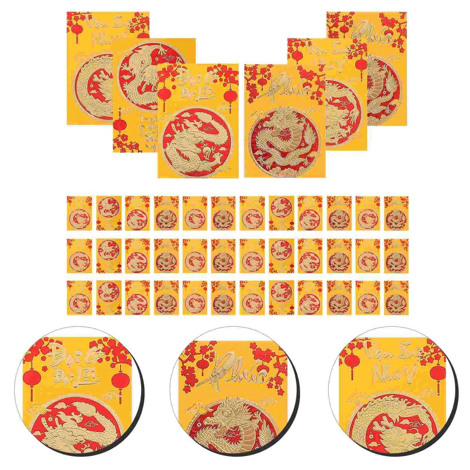 

Red Money Pocket 2024 Luck Bag Spring Festival Envelope Envelopes Chinese New Year Packets Cash