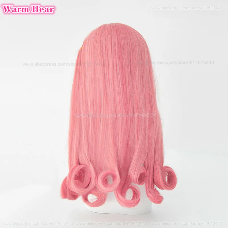 Искусственный парик для косплея искусственного аниме 60 см длинные розовые