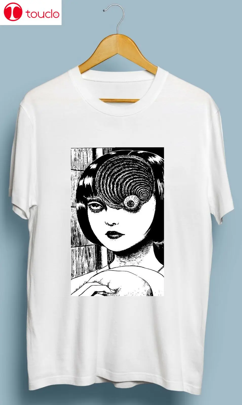 

Винтажная ретро-футболка Узумаки дзюндзи Ито с японским ужасом Размеры S M L Xl 2Xl унисекс Женская Мужская футболка