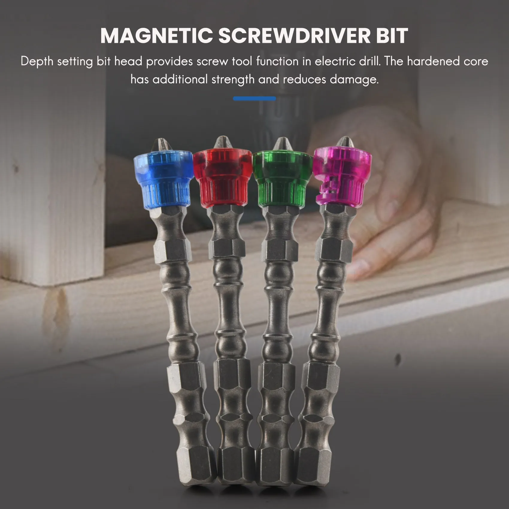 5X противоскользящая электрическая шестигранная магнитная отвертка 65 мм S2 PH2 с