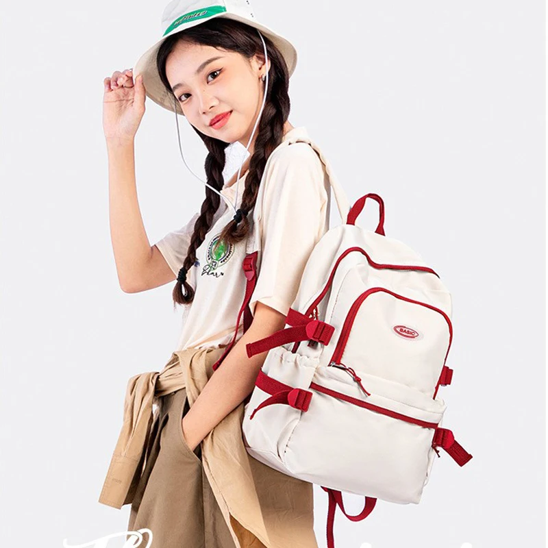 

Schoolbag for middle school students, Japanese and Korean style fashionable backpack for boys, 14 inch computer bag for girls