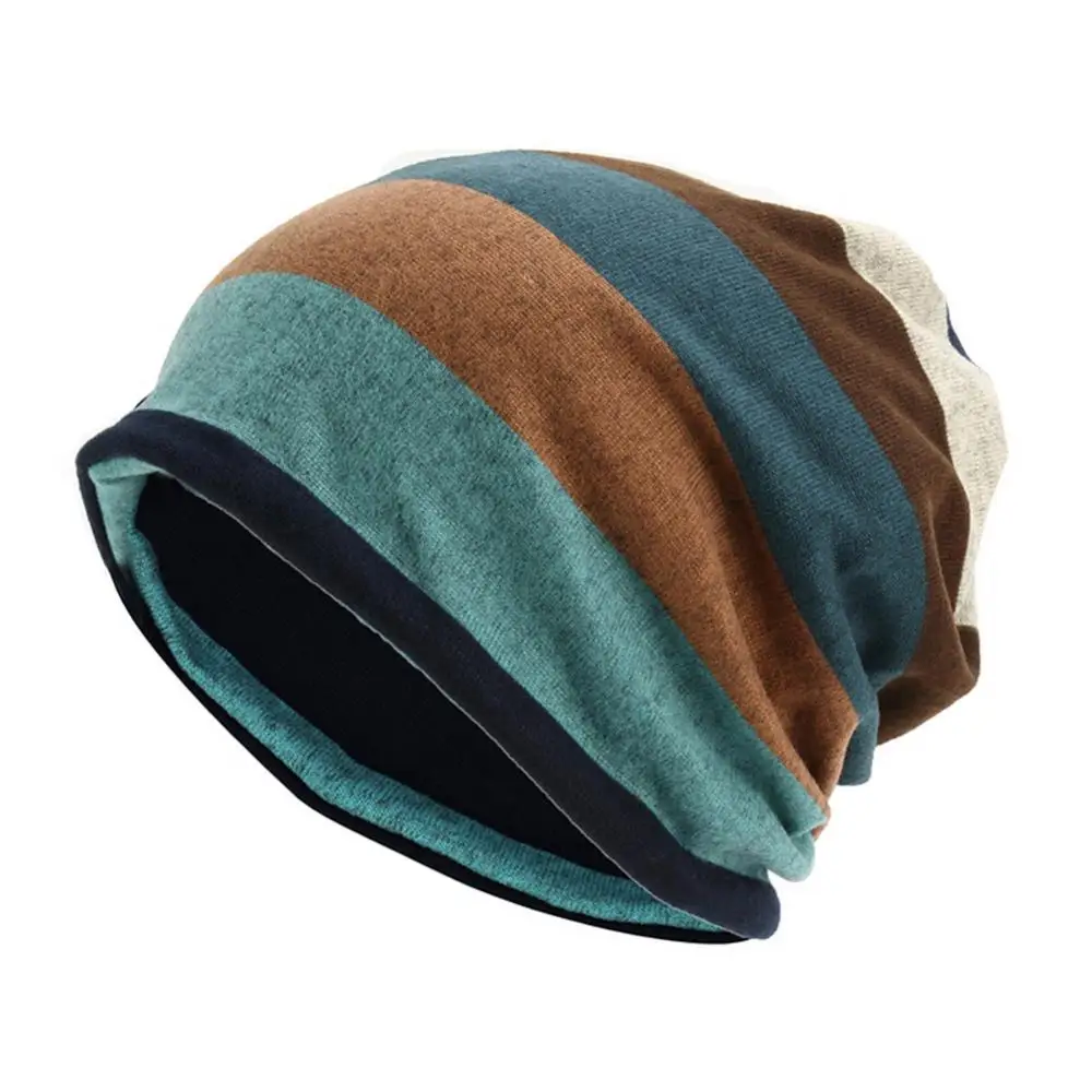 

Unisex Striped Slouchy Baggy Beanie Hat Warm Autumn Winter Hip Hop Cap Unisex Striped Slouchy Baggy Beanie Hat Hip Hop Cap