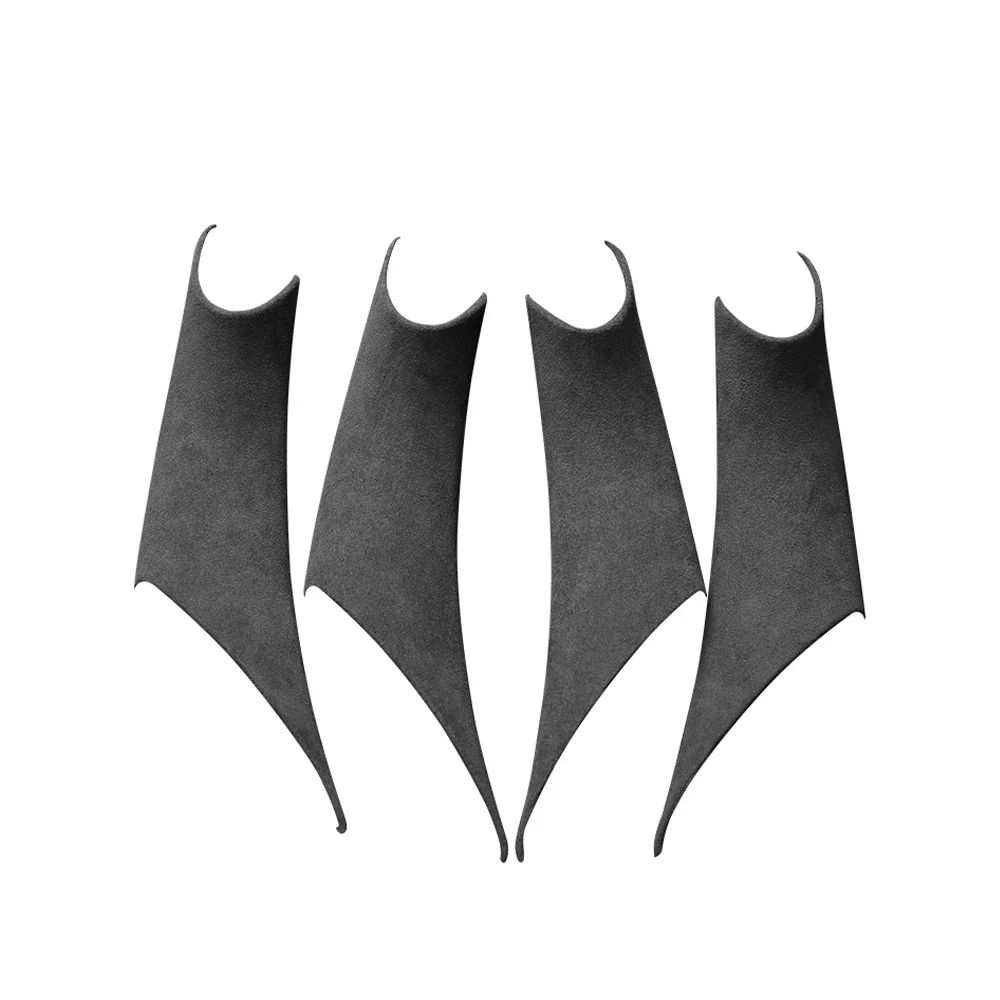 4pcs/set Flannel Car Door Handle Pull Protective Cover For BMW 3 4 Series F30 F35 3GT 2013-2019 Accessories Interior Super Suede