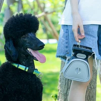 dog poop bag dispenser foldable pet excrement scooper animal waste picker portable collector pup scoop container dog accessories