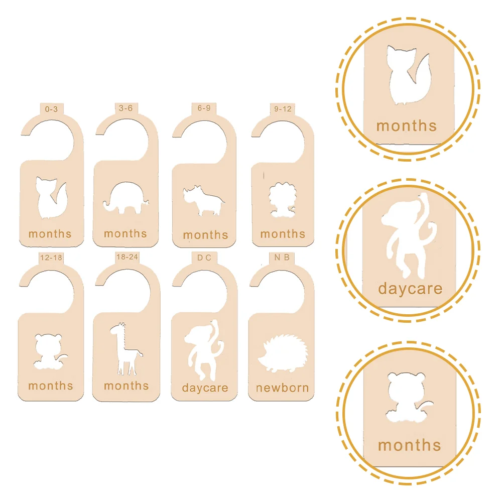 

8Pcs Baby Closet Dividers Organizers Nursery Closet Dividers for Baby Girls Boys