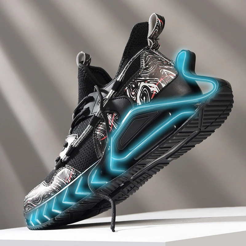 

Мужские кроссовки, Новое поступление 2022, модная удобная спортивная обувь, мужская трендовая легкая прогулочная обувь, дышащая тренировочна...