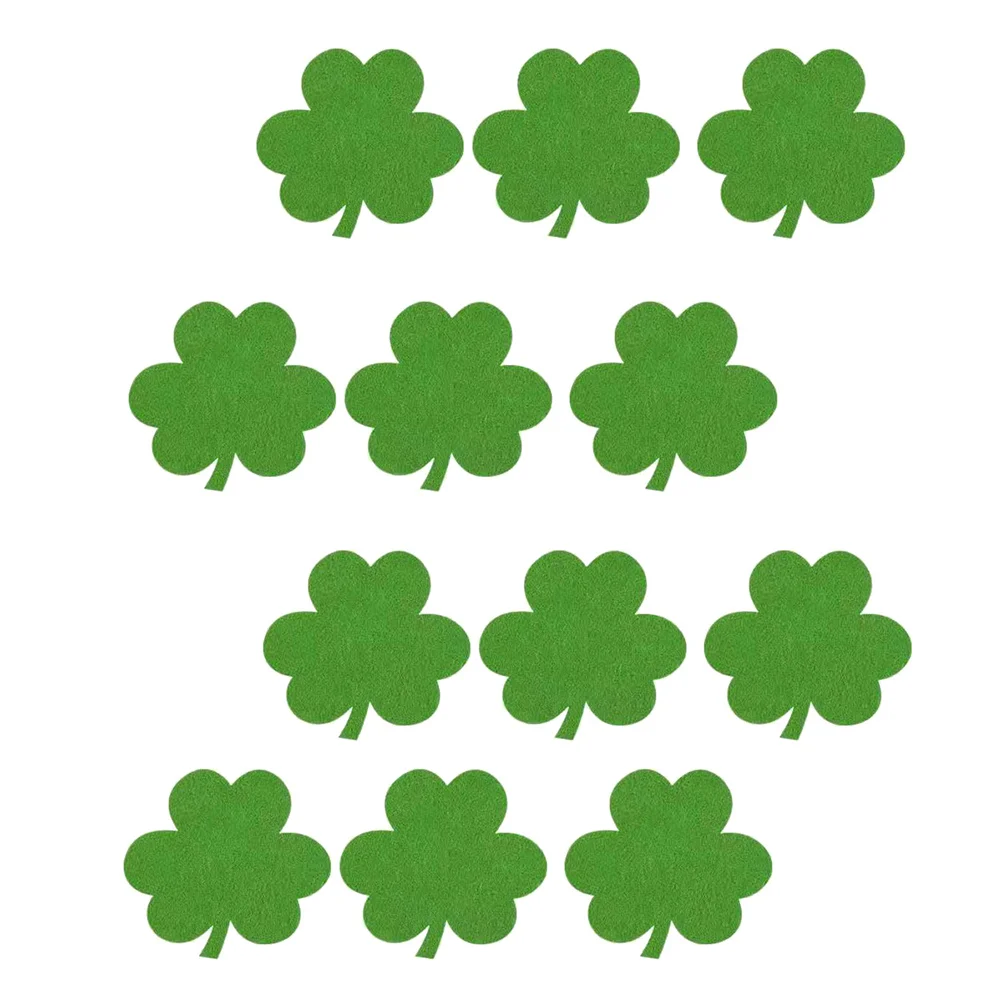 

Coasters Day Cup Patricks Drinks Pads Shamrock Coaster Party Patrick S Green Round Hot Placemat Home Mats Ireland Supplies Mat