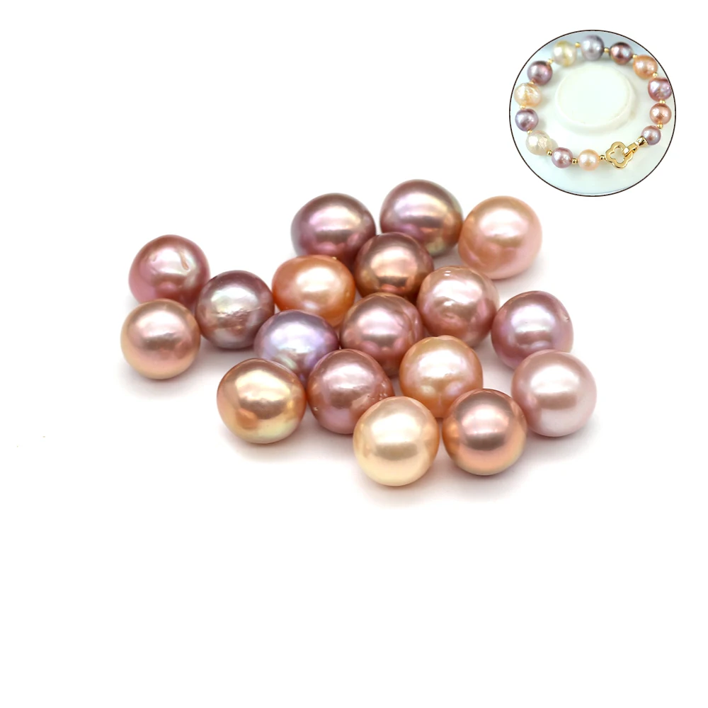 

Baroque Edison Pearls Beads High Quality Natural Freshwater Pearl Non-porous Beads DIY Necklace Earring Ring Jewelry Accessories