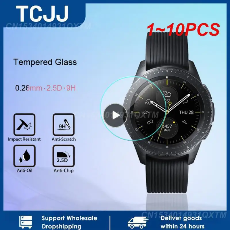 

1~10PCS 3/1Pack 9H Tempered Glass Protectors for Samsung Galaxy Watch 46mm 42mm Anti-scratch Screen Protector Protective Glass