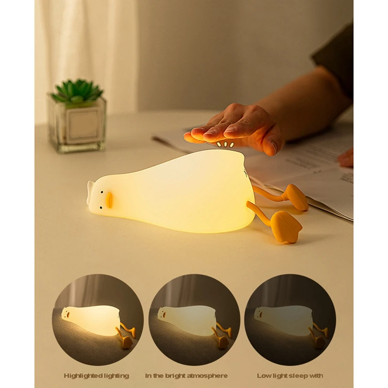 Promotion! Cute Night Light For Kids Room Duck LED Nightlight Nursery Lamp Toddler Baby Girls Boys Children Gift Bedroom |
