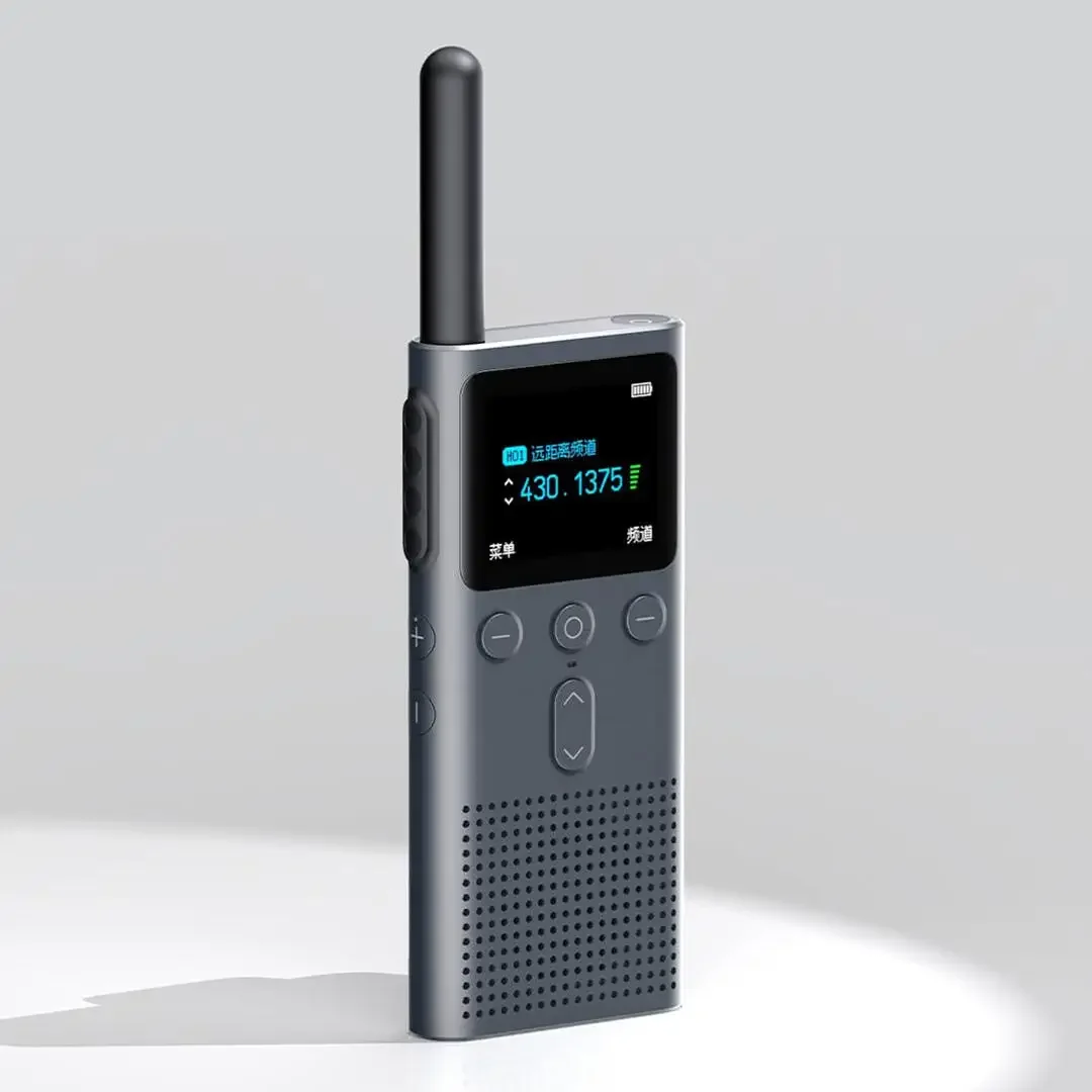 Фото Рация Xiaomi 2S с 120-часовым режимом ожидания, цветным экраном 1,77 дюйма, мощностью 4 Вт, двойным режимом работы, дальностью связи 5 км, защитой IP54 для использования на улице, функцией интеркома №2