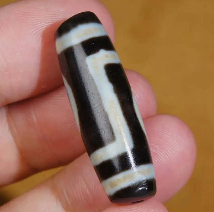 Высокой жирности древние тибетские бусины DZI Старый Агат 2 глаза тотемный Амулет